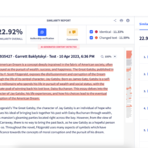 AI Plagiarism Checker