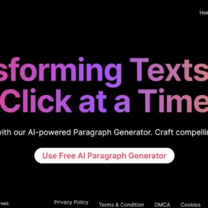 Ai Paragraph Generator