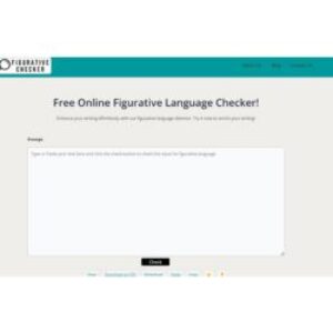 Figurative language checker