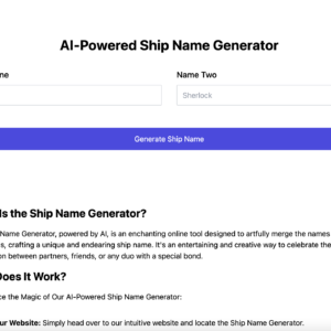 Ship Name Generator