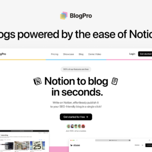 BlogPro – Notion to Blog for Startups & Creators