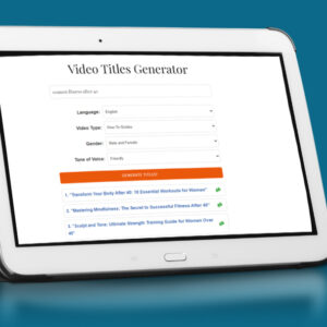 Intensed Video Title Generator
