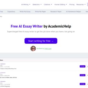 AcademicHelp AI Essay Writer