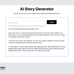 ai story generator